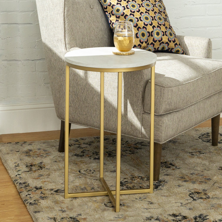 Wayfair round end deals table